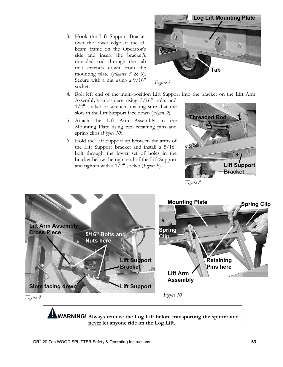 DR Power Hydraulic 20-Ton User Manual | Page 17 / 40