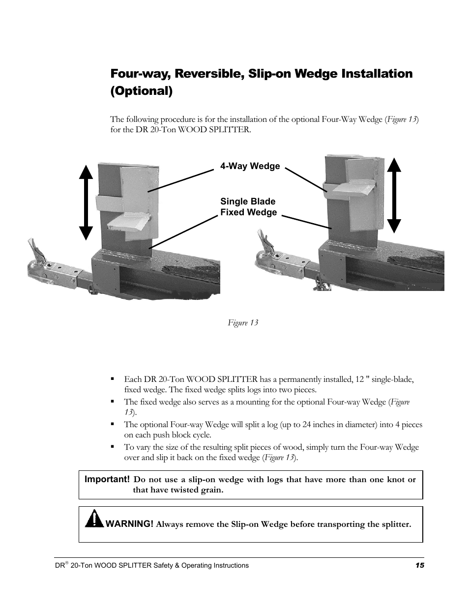 DR Power Hydraulic 20-Ton User Manual | Page 19 / 40