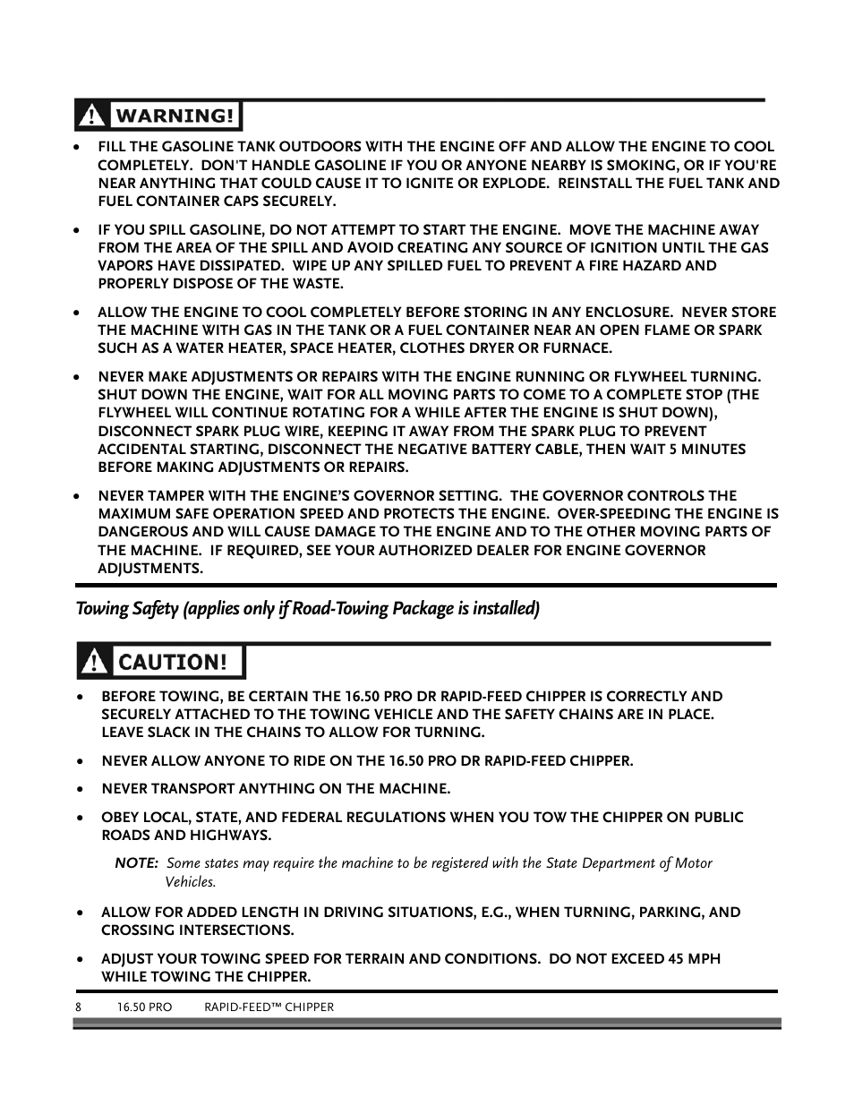 DR Power 16.50 Pro User Manual | Page 12 / 80