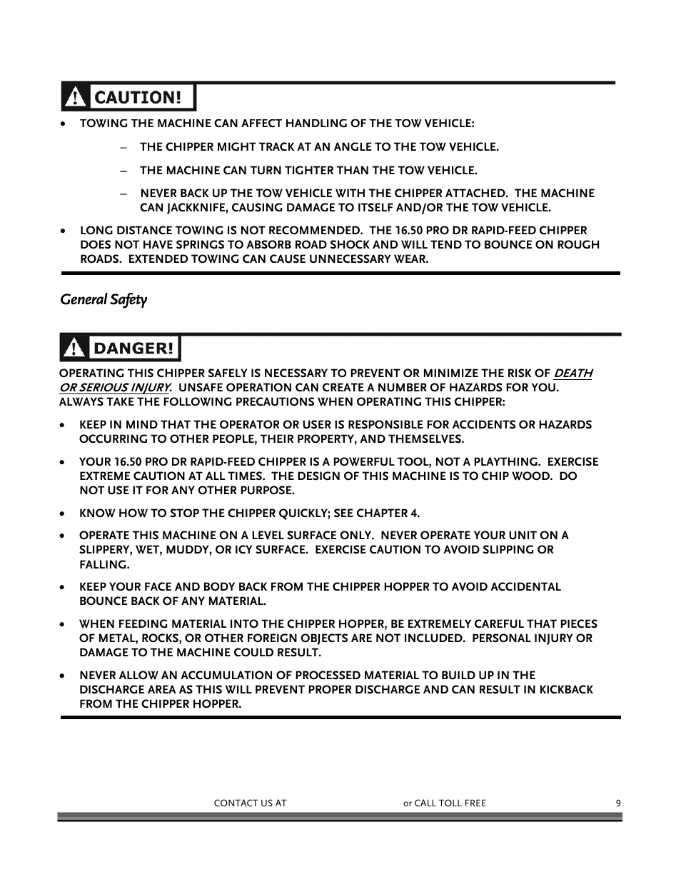 General safety | DR Power 16.50 Pro User Manual | Page 13 / 80