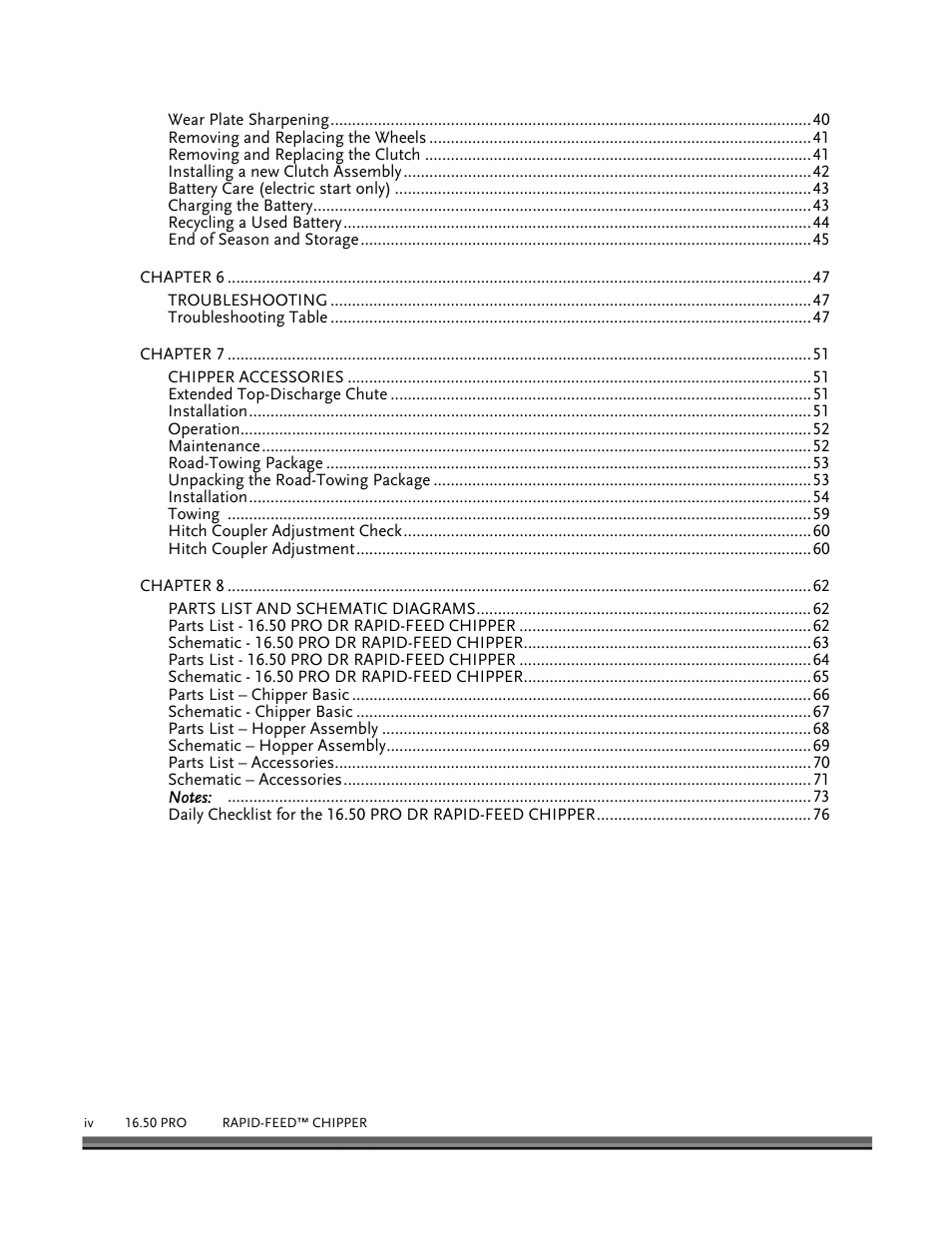 DR Power 16.50 Pro User Manual | Page 4 / 80