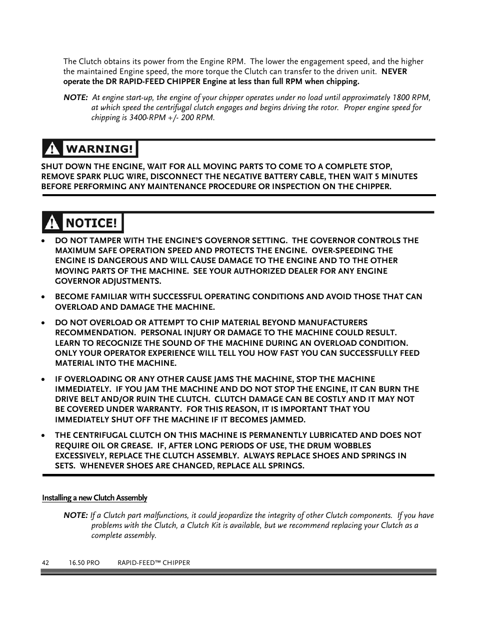 DR Power 16.50 Pro User Manual | Page 46 / 80