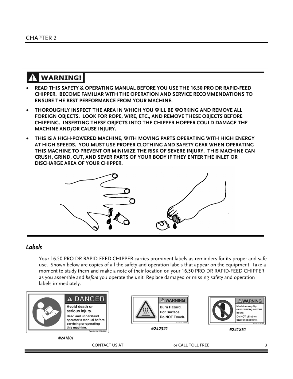 General safety rules, Labels | DR Power 16.50 Pro User Manual | Page 7 / 80