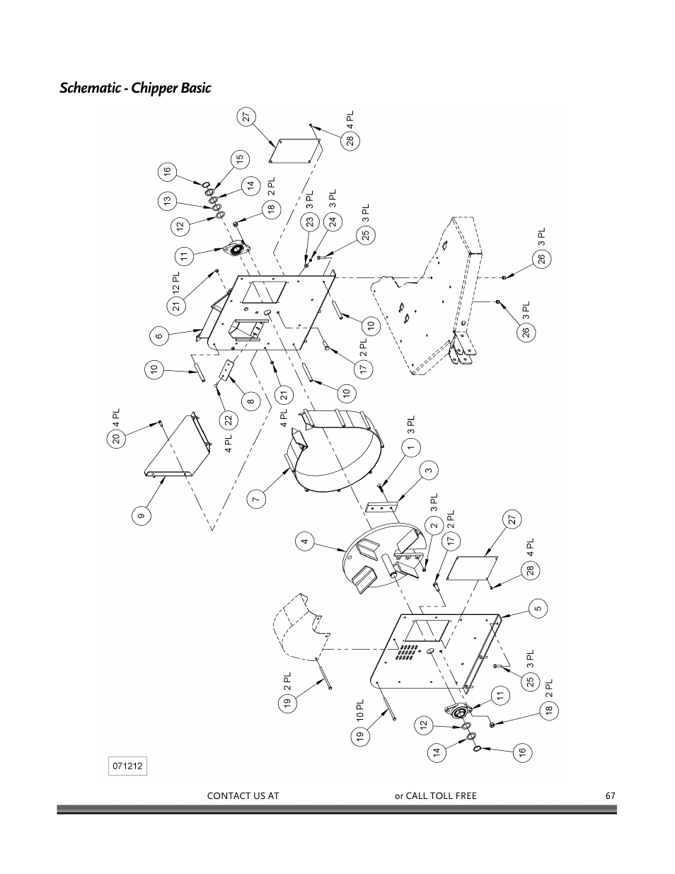 Schematic - chipper basic | DR Power 16.50 Pro User Manual | Page 71 / 80