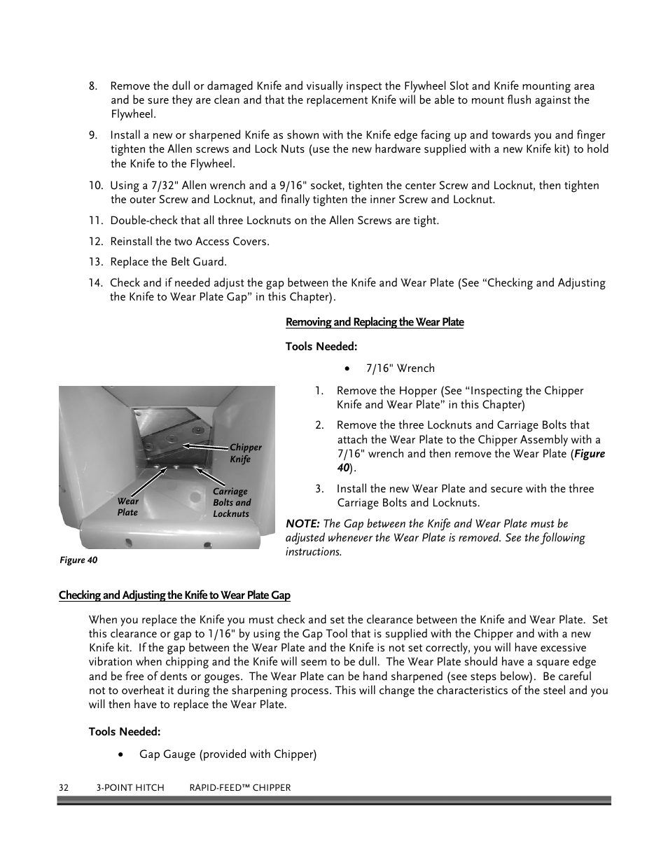DR Power 3-Point Hitch Rapid-Feed User Manual | Page 36 / 56