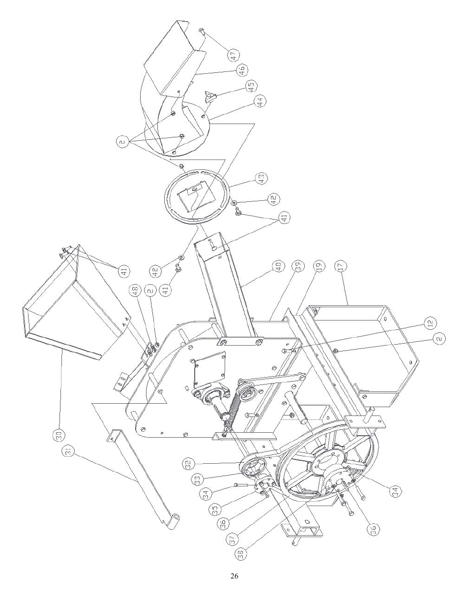 DR Power 3-Point Hitch Top-Discharge User Manual | Page 26 / 32