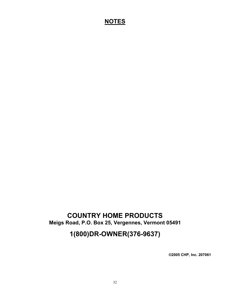 Country home products | DR Power 3-Point Hitch Top-Discharge User Manual | Page 32 / 32