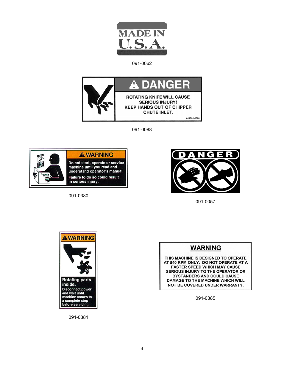 DR Power 3-Point Hitch Top-Discharge User Manual | Page 4 / 32