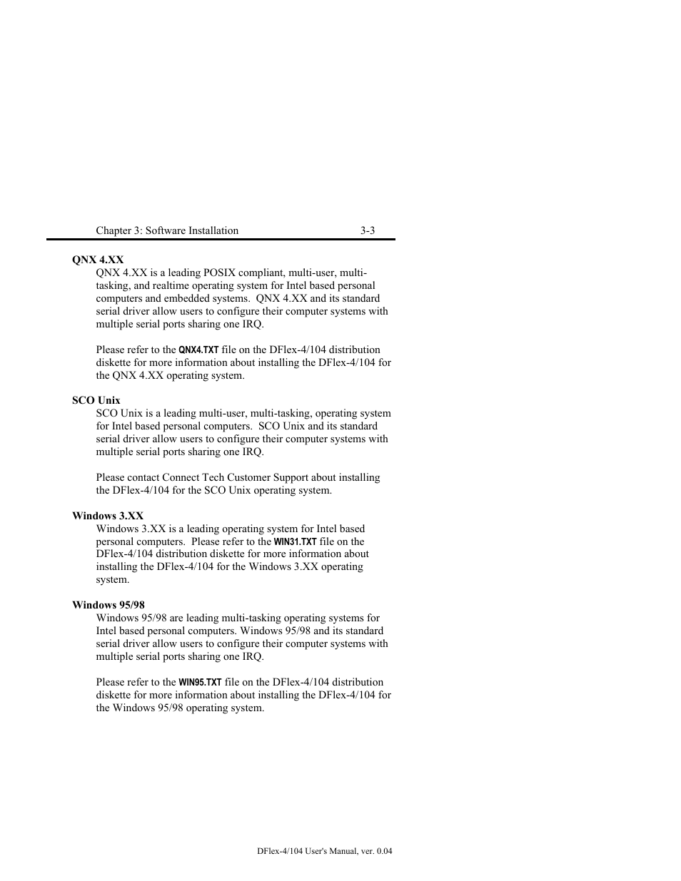 Connect Tech DFlex-4/104 User Manual | Page 47 / 82