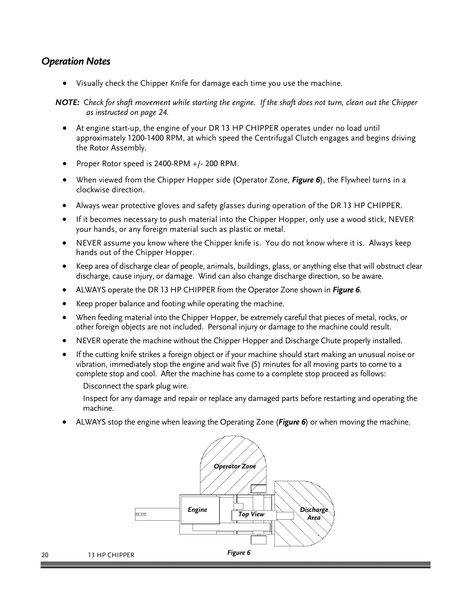 DR Power 13 HP Towable User Manual | Page 24 / 56