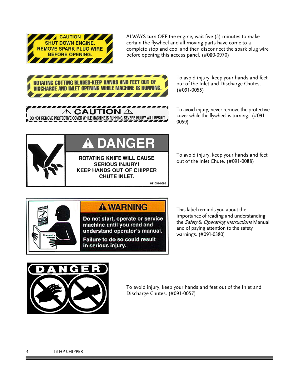 DR Power 13 HP Towable User Manual | Page 8 / 56