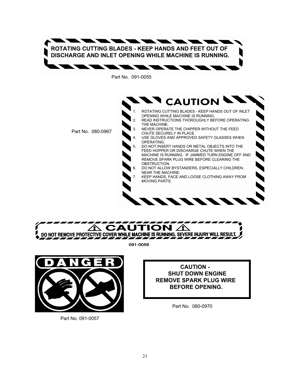 DR Power 18 HP Bottom-Discharge User Manual | Page 21 / 22