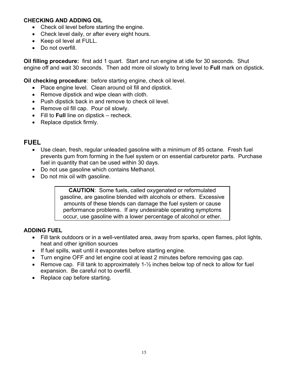 DR Power 18 HP (June 2004 - Present) User Manual | Page 15 / 36