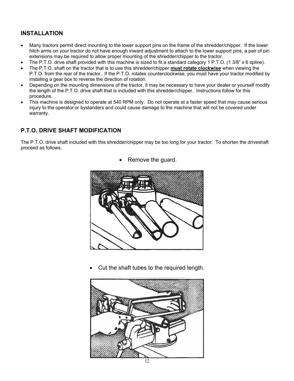 Installation | DR Power TPH-184CHP User Manual | Page 12 / 31