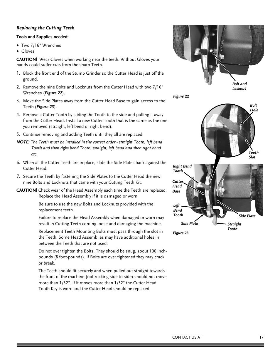 DR Power 9 HP Pro (March 2010 - June 2012) User Manual | Page 17 / 32