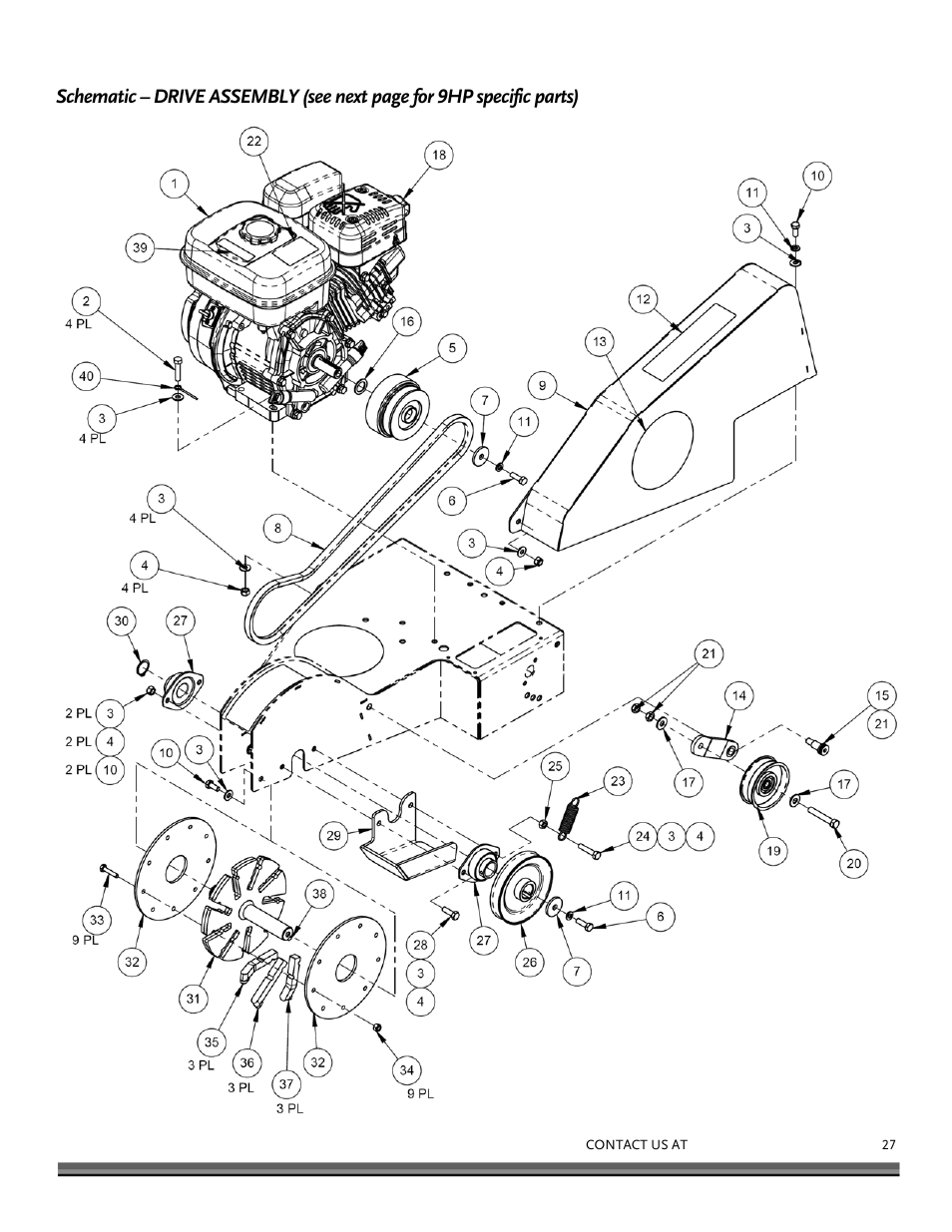 DR Power 9 HP Pro (March 2010 - June 2012) User Manual | Page 27 / 32