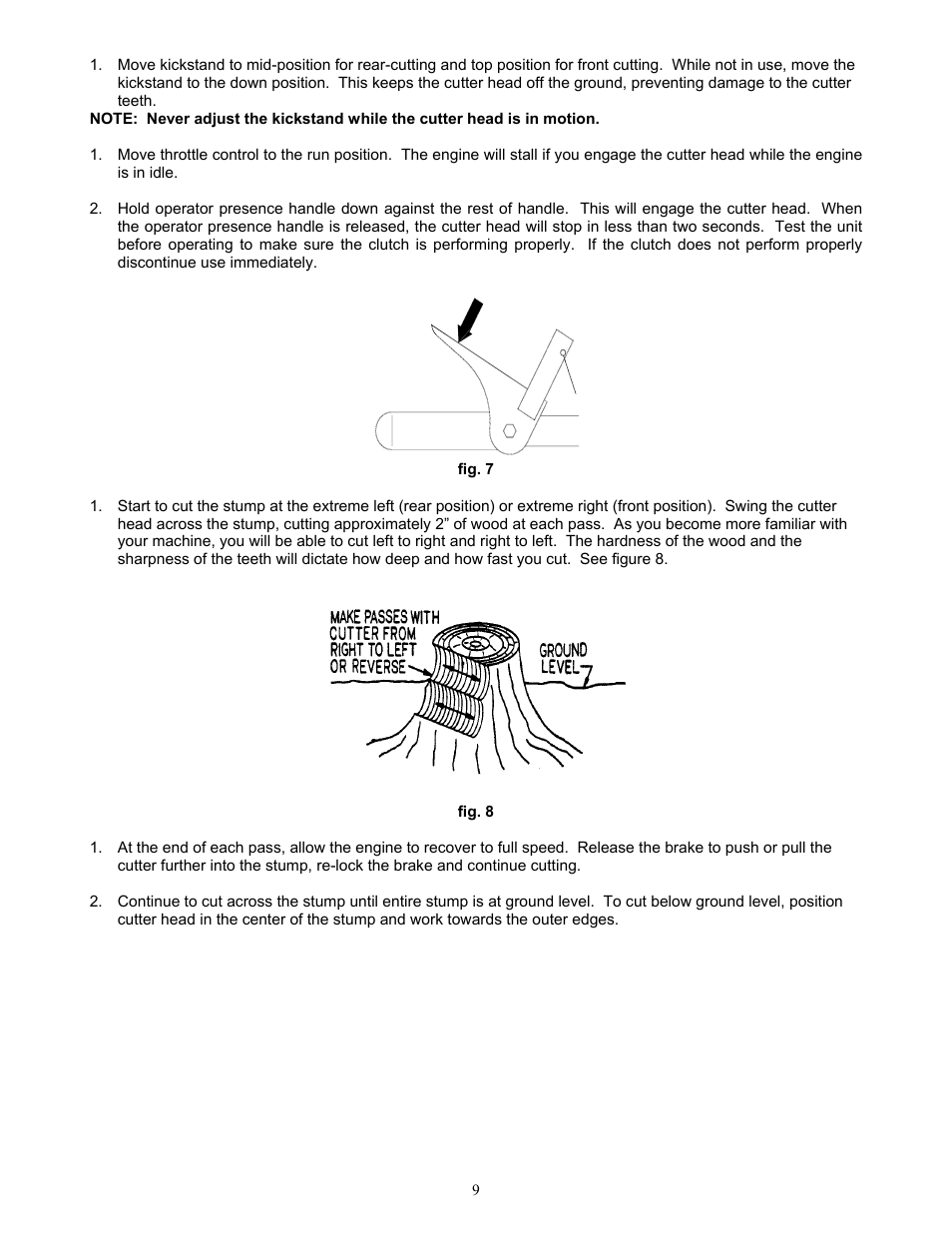 DR Power 9 HP (March 2004 - March 2010) User Manual | Page 9 / 20