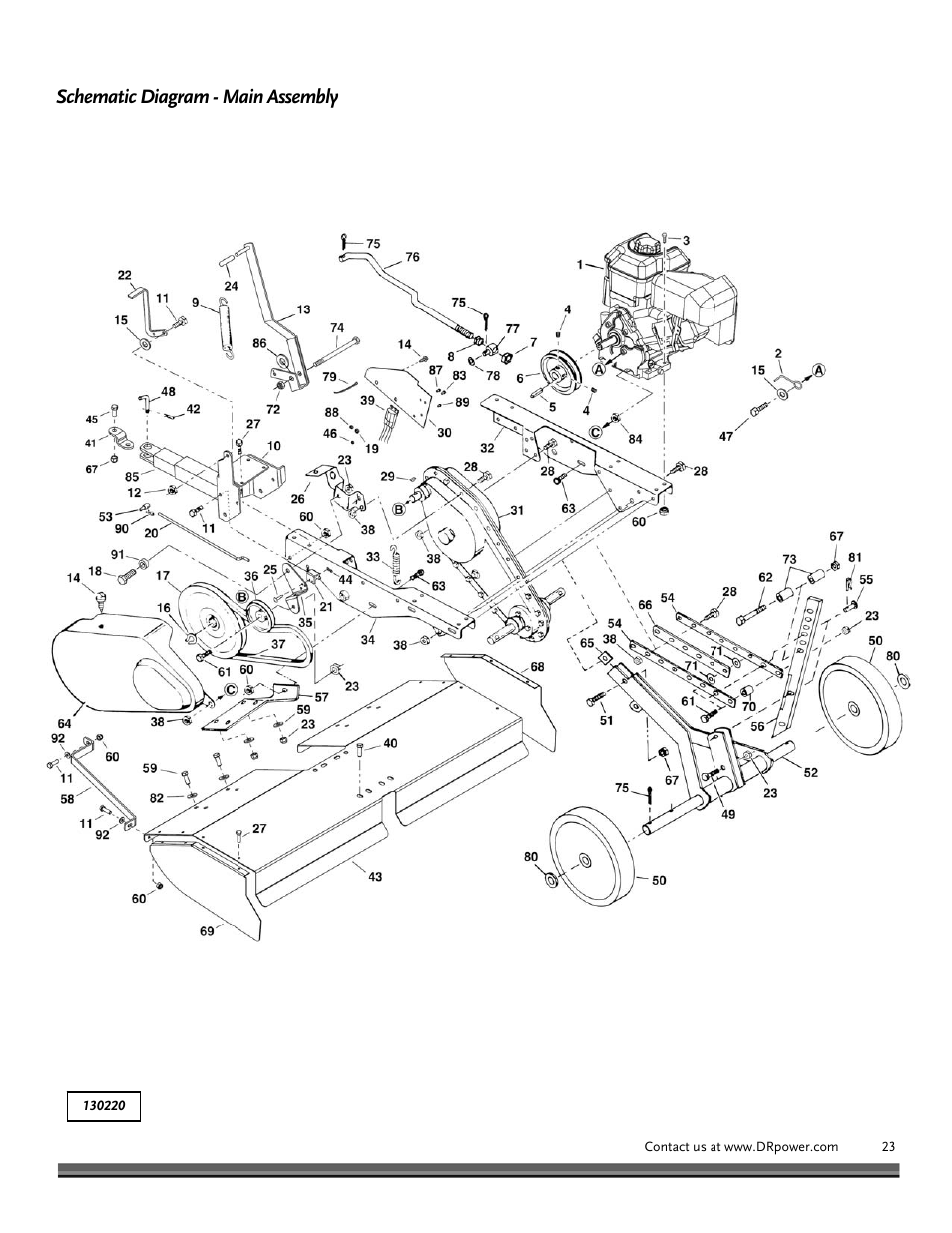 DR Power Premier Tow-Behind Power Tiller Roto-Hog (Dec. 2012 - Present) User Manual | Page 23 / 26