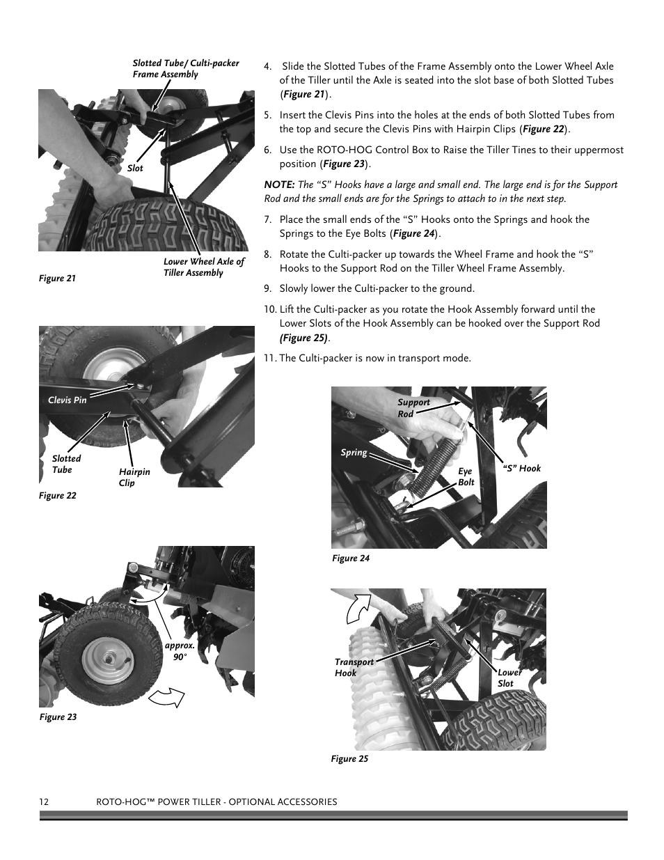 DR Power Power Tiller Cultipacker Roto-Hog User Manual | Page 12 / 24