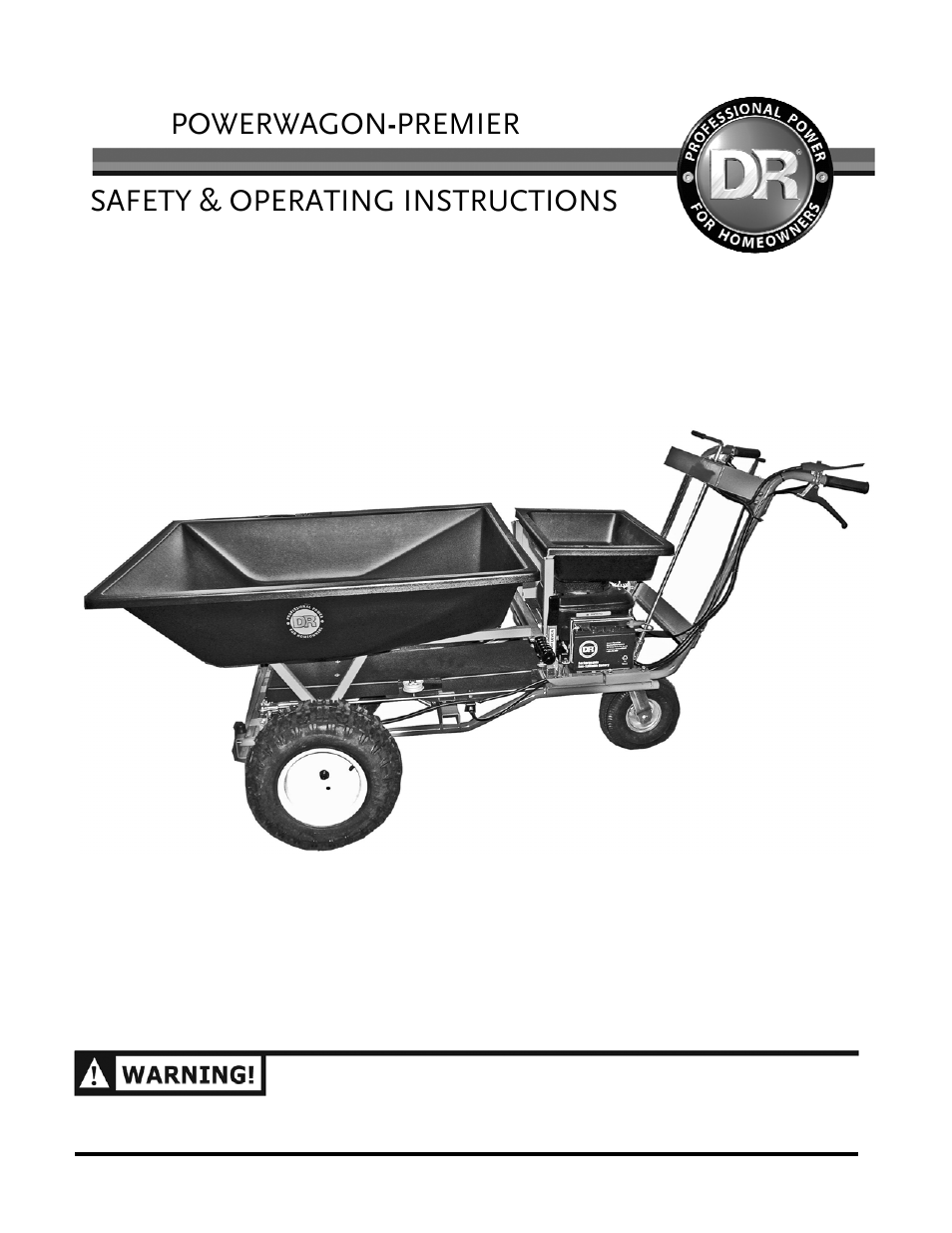 DR Power 6.25 Premier Power Wagon User Manual | 50 pages