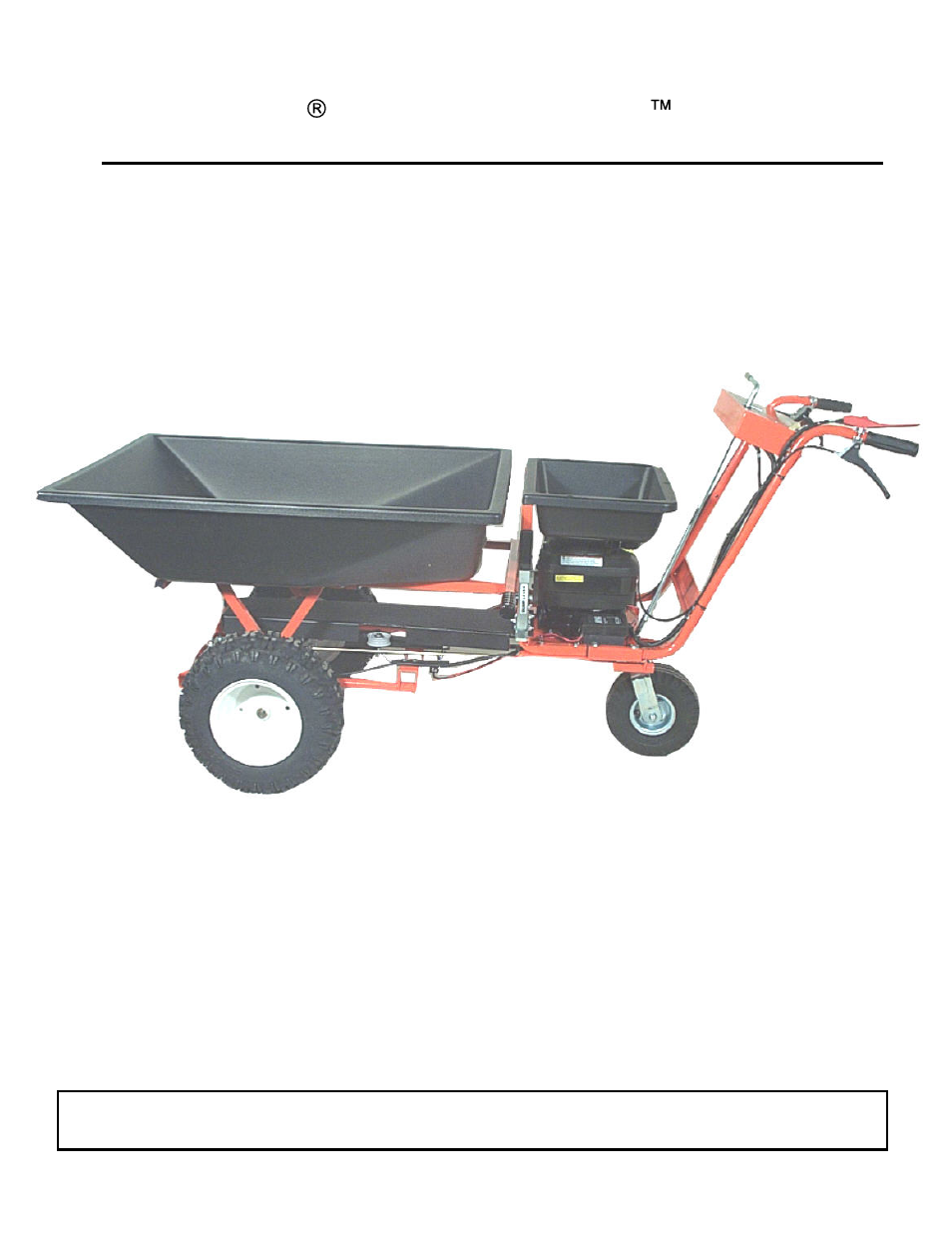 DR Power 5.00 HP Power Wagon User Manual | 40 pages