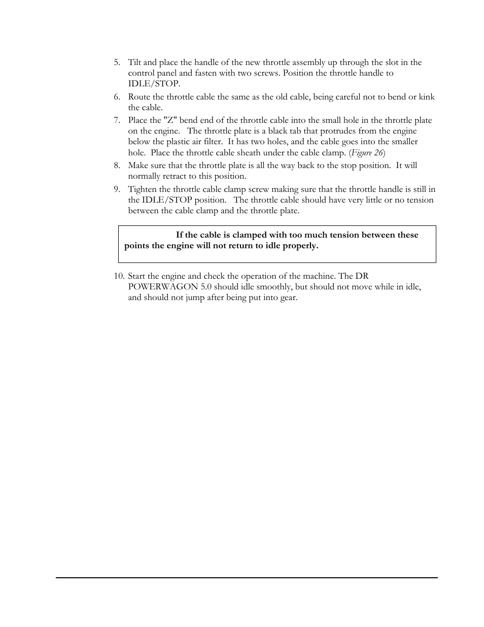 DR Power 5.00 HP Power Wagon User Manual | Page 30 / 40
