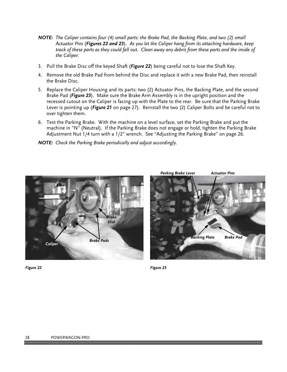 DR Power 8.25 Pro Power Wagon (February 2007 - February 2009) User Manual | Page 32 / 54