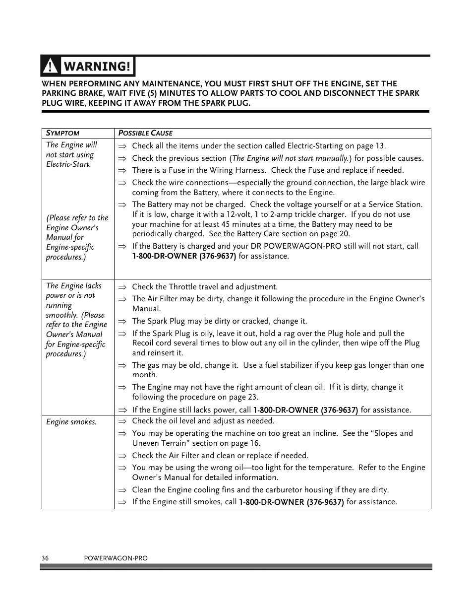 DR Power 8.25 Pro Power Wagon (February 2007 - February 2009) User Manual | Page 40 / 54
