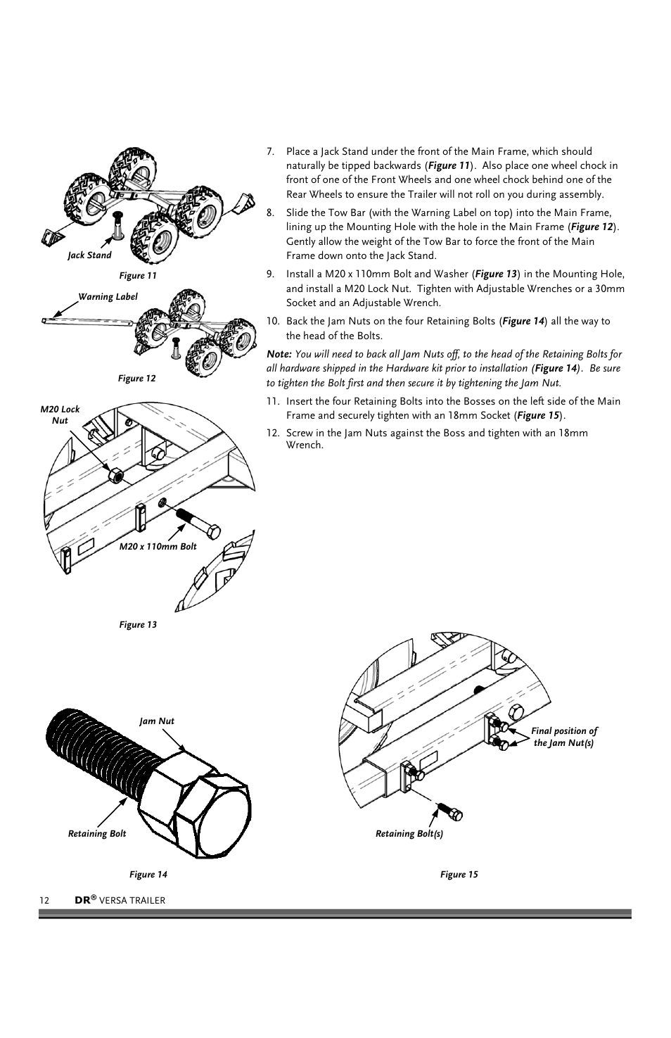 DR Power VT1 (1-ton) (Feb 2012 - Present) User Manual | Page 12 / 38