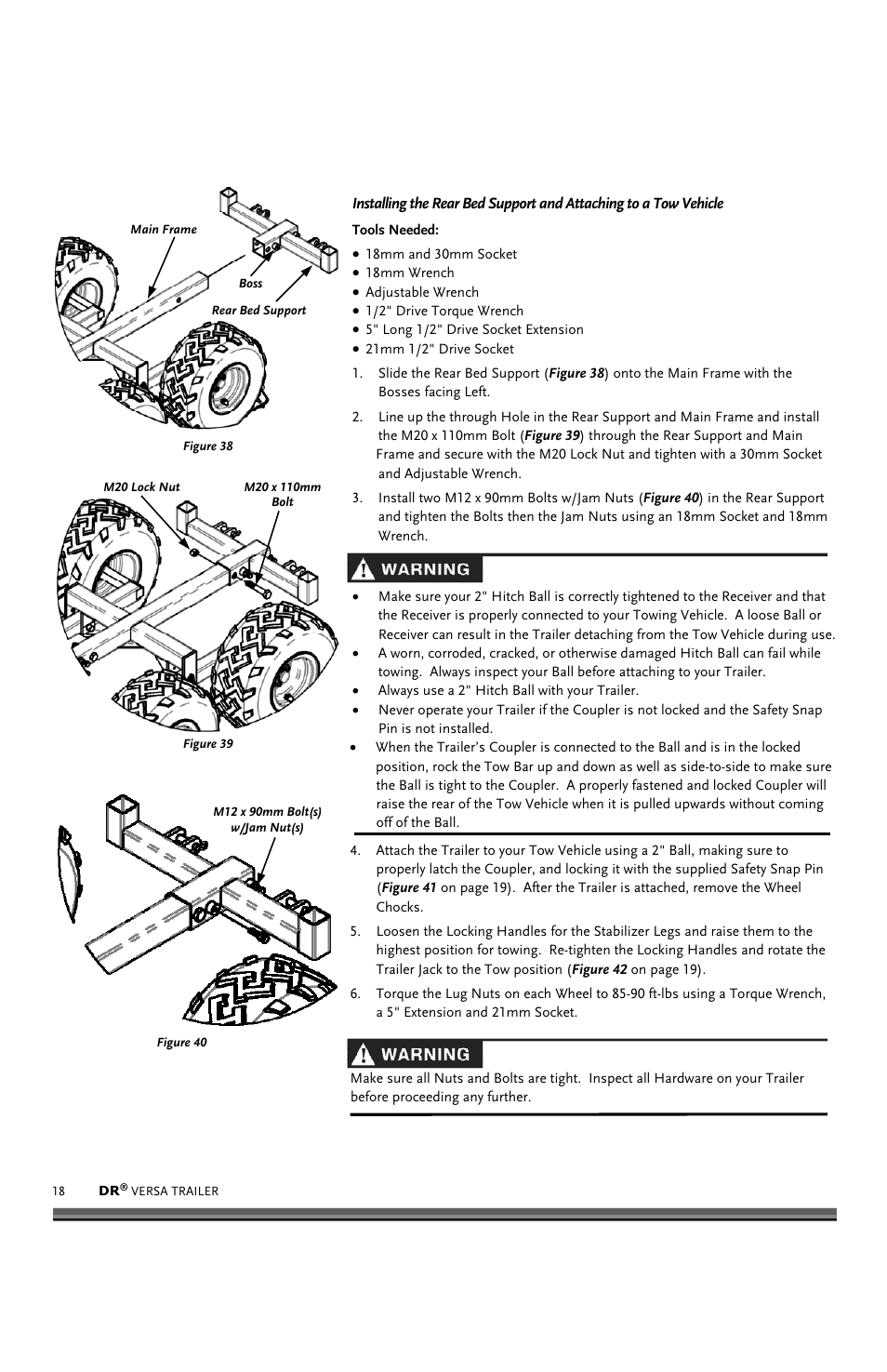 DR Power VT1 (1-ton) (Feb 2012 - Present) User Manual | Page 18 / 38