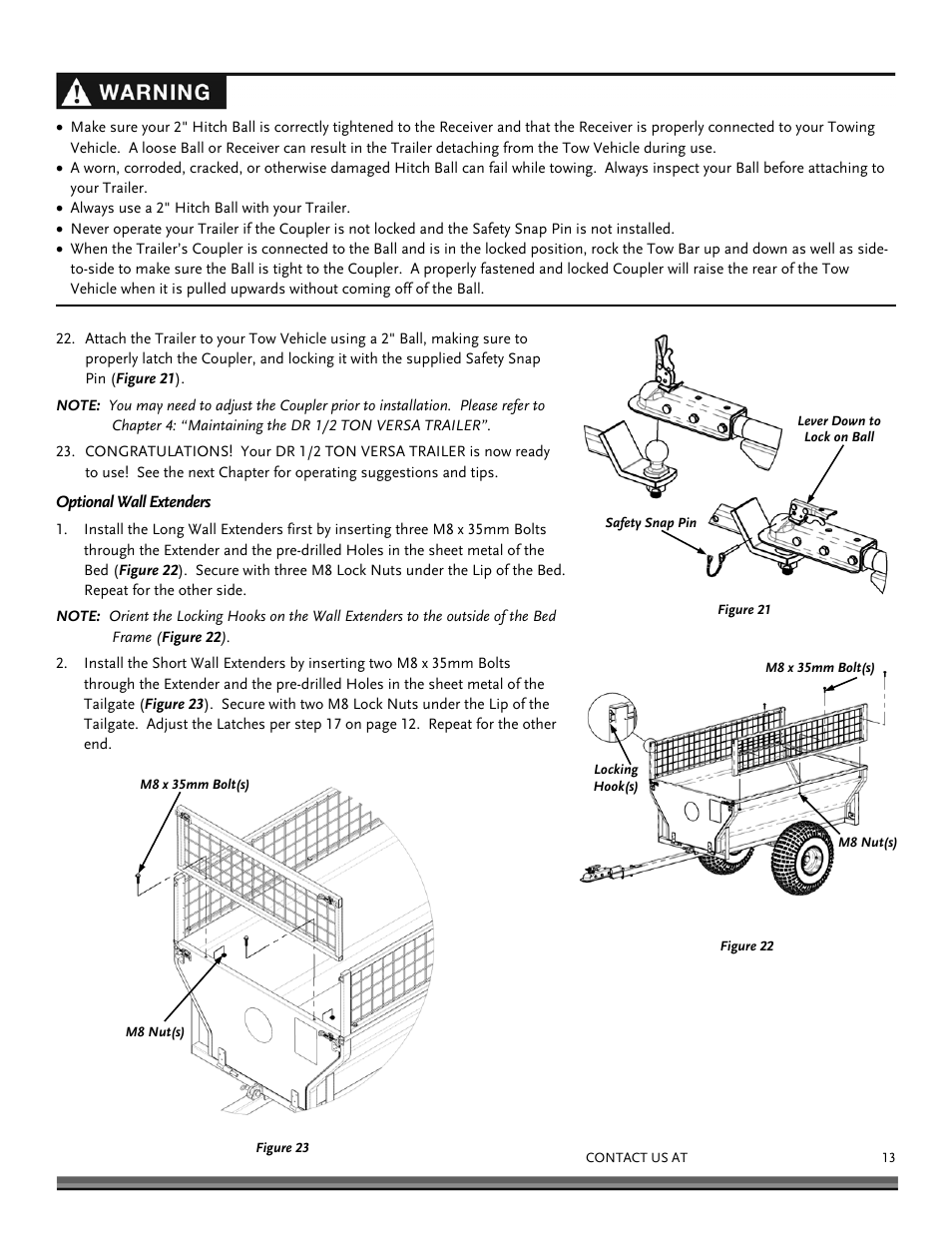 DR Power LT 1 (1/2-ton) (March 2012 - Present) User Manual | Page 13 / 28