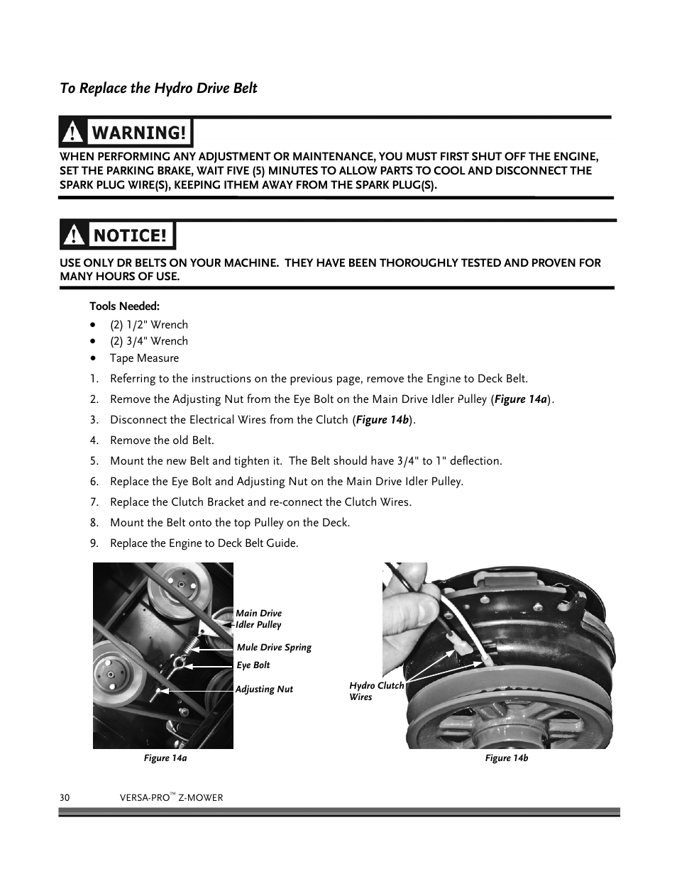 DR Power Z-Mower 19.5 HP Versa-Pro User Manual | Page 34 / 84