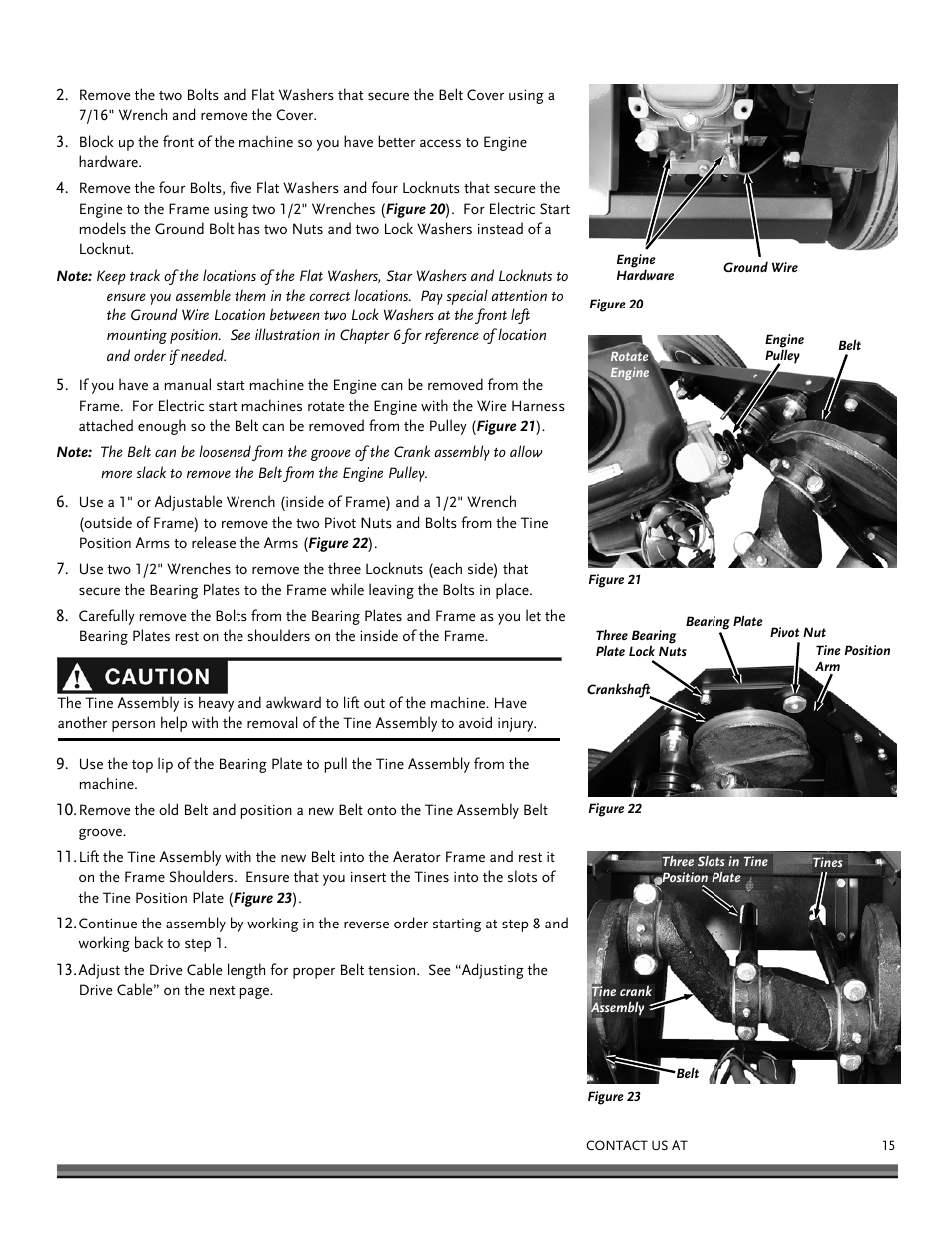 DR Power Lawn Aerator User Manual | Page 15 / 28