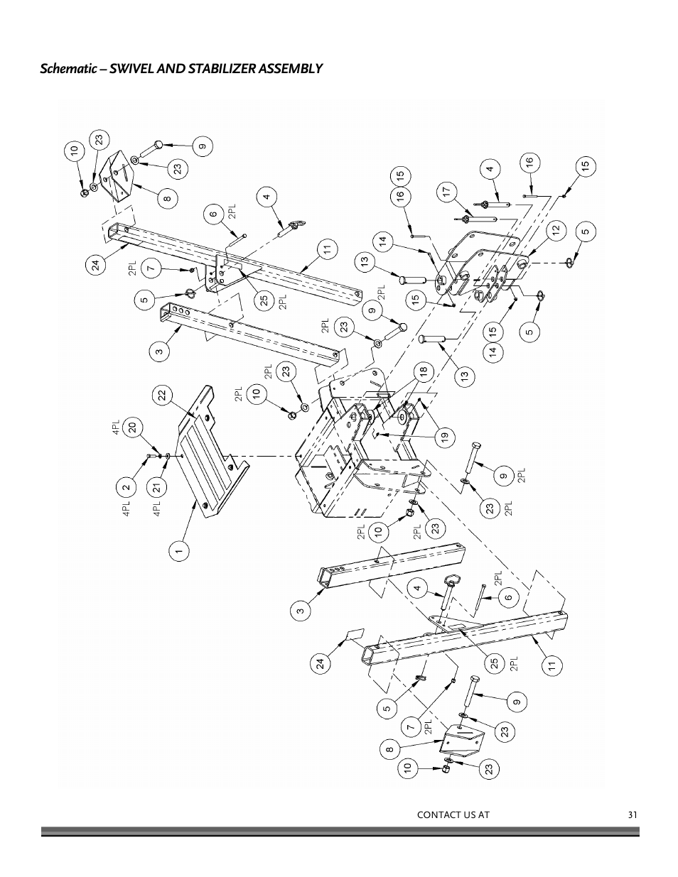 DR Power Towable Backhoe User Manual | Page 31 / 40