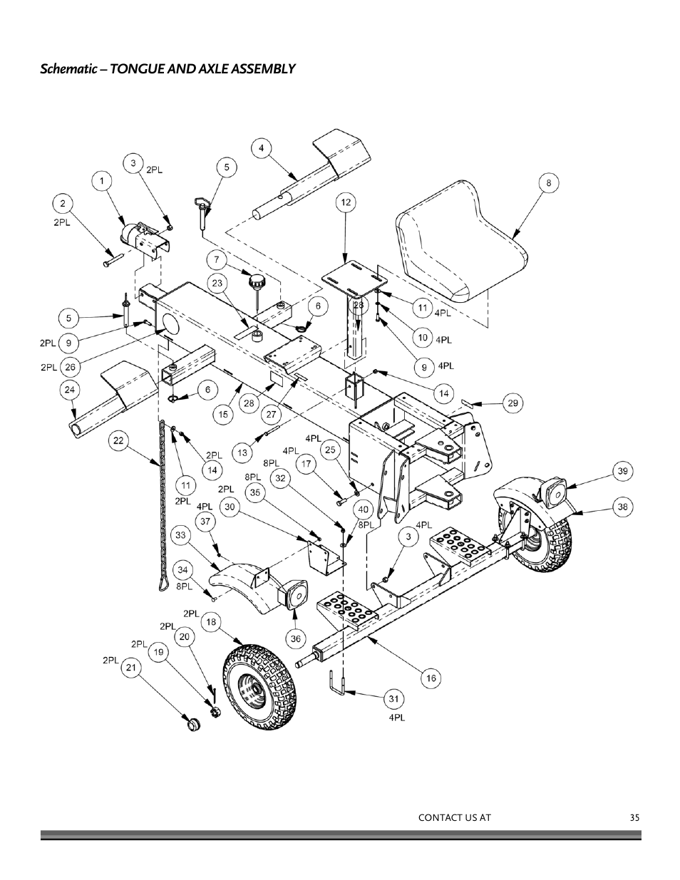 DR Power Towable Backhoe User Manual | Page 35 / 40