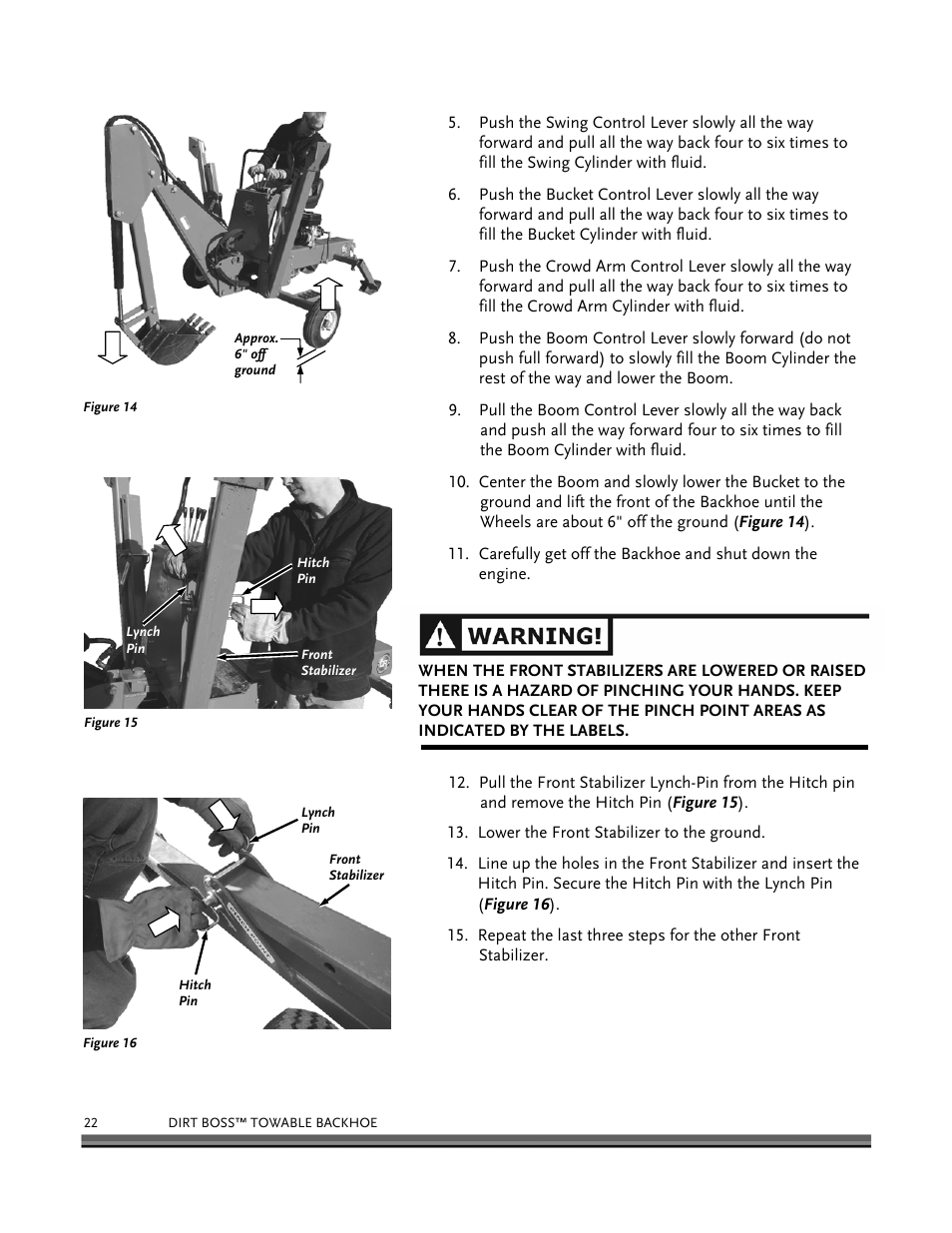 DR Power Backhoe 2008 User Manual | Page 26 / 68