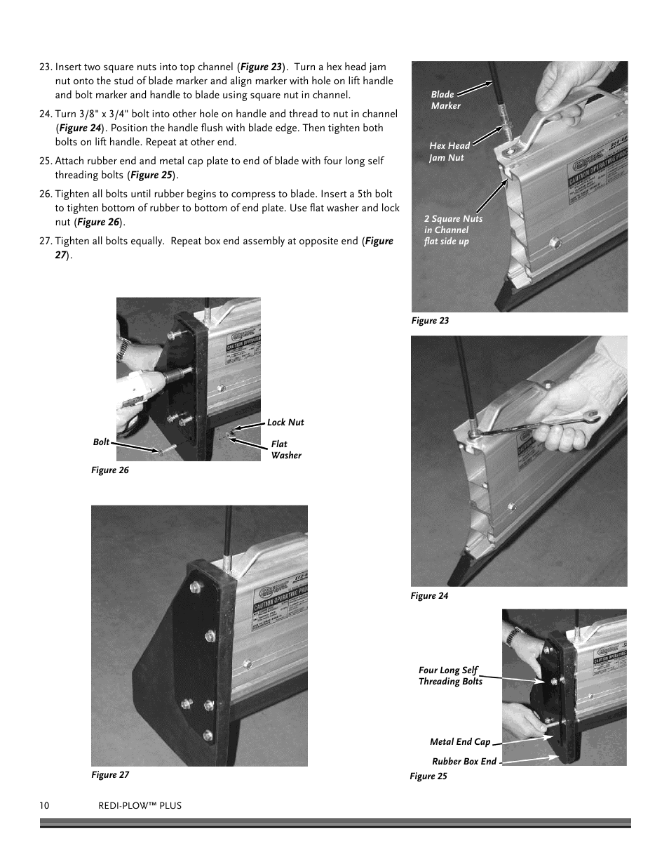 DR Power Redi-Plow Plus (Sept. 2013 - Present) User Manual | Page 10 / 16
