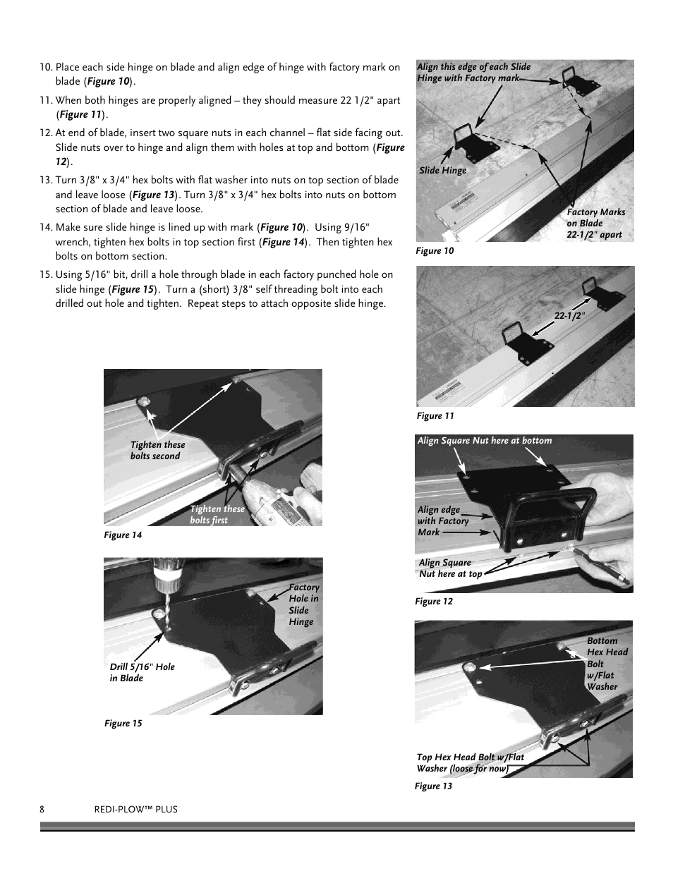 DR Power Redi-Plow Plus (Sept. 2013 - Present) User Manual | Page 8 / 16