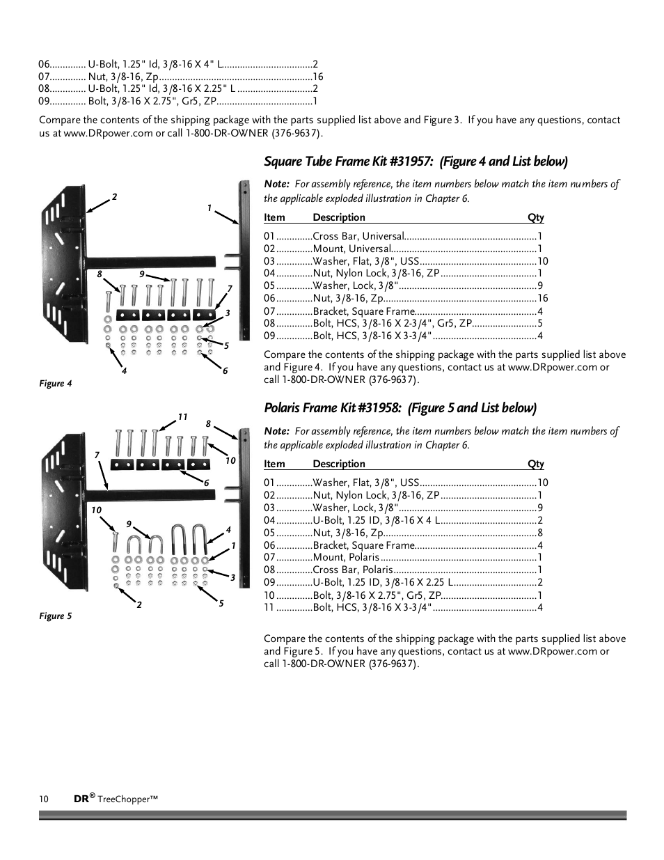 DR Power TreeChopper User Manual | Page 10 / 32