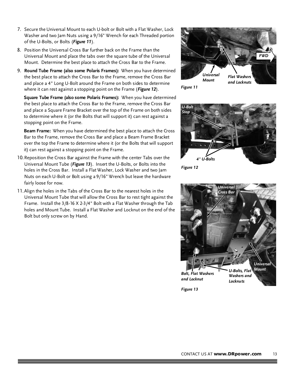 DR Power TreeChopper User Manual | Page 13 / 32