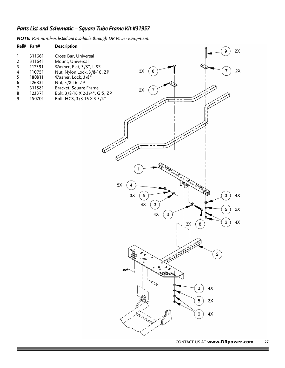 DR Power TreeChopper User Manual | Page 27 / 32