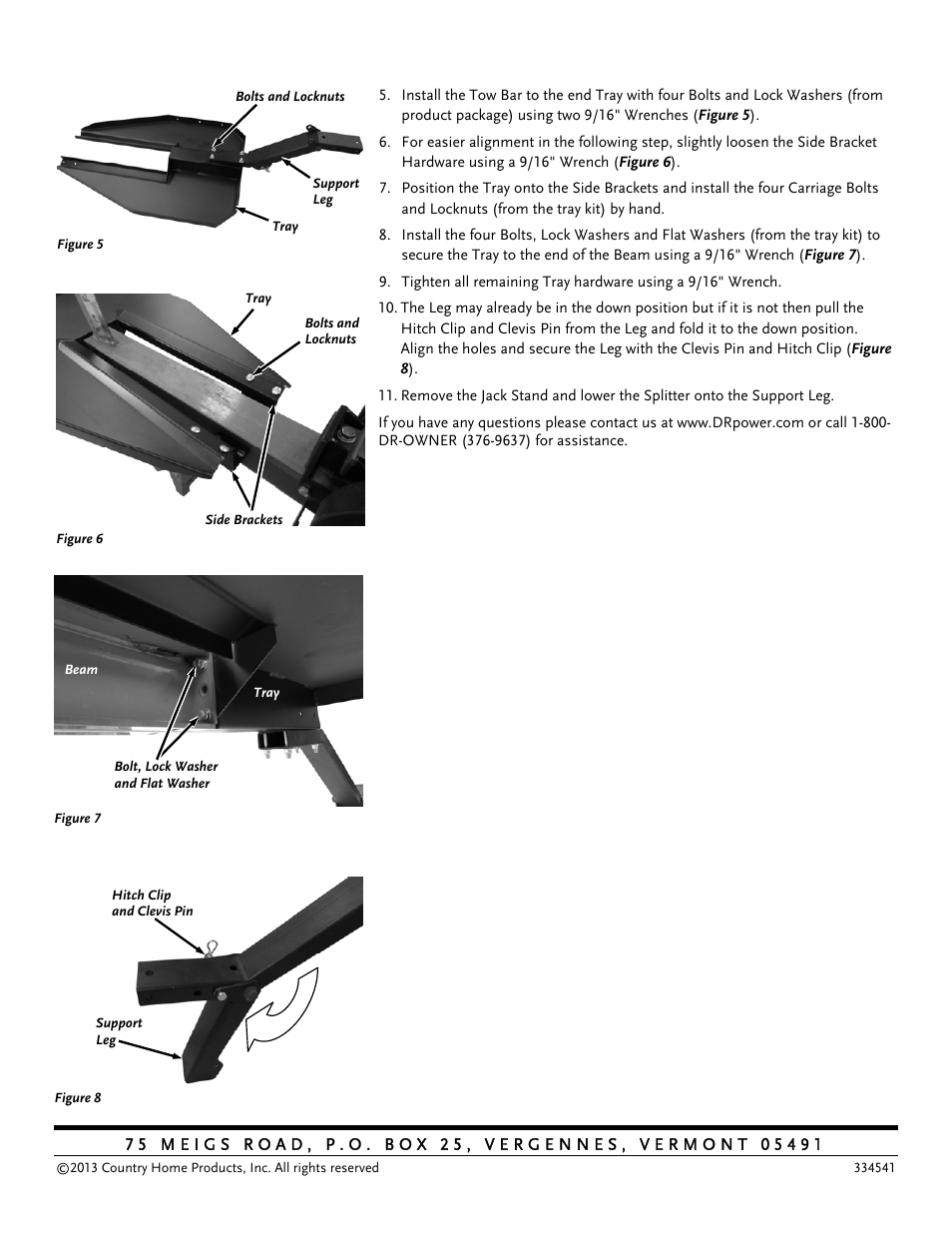 DR Power 32130 Tray Kit User Manual | Page 2 / 2