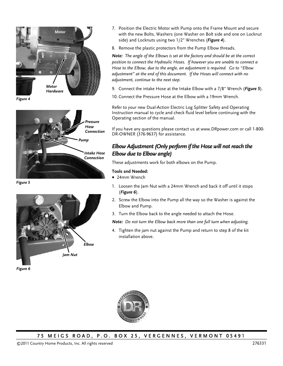 DR Power 295171 Gas to Electric Conversion Kit User Manual | Page 2 / 2