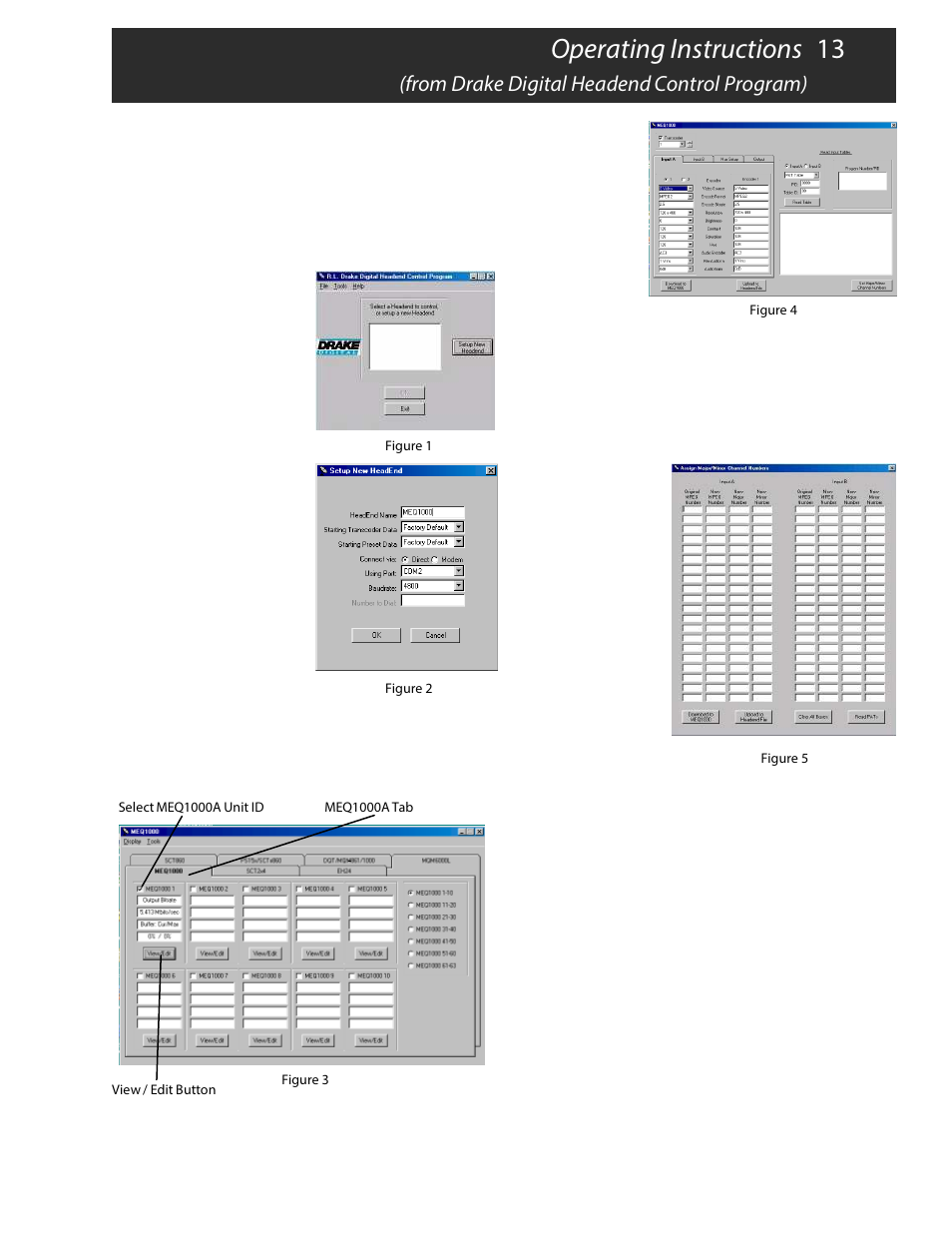 Operating instructions 13 | Drake MEQ1000A ASII ASI Input Module User Manual | Page 13 / 20