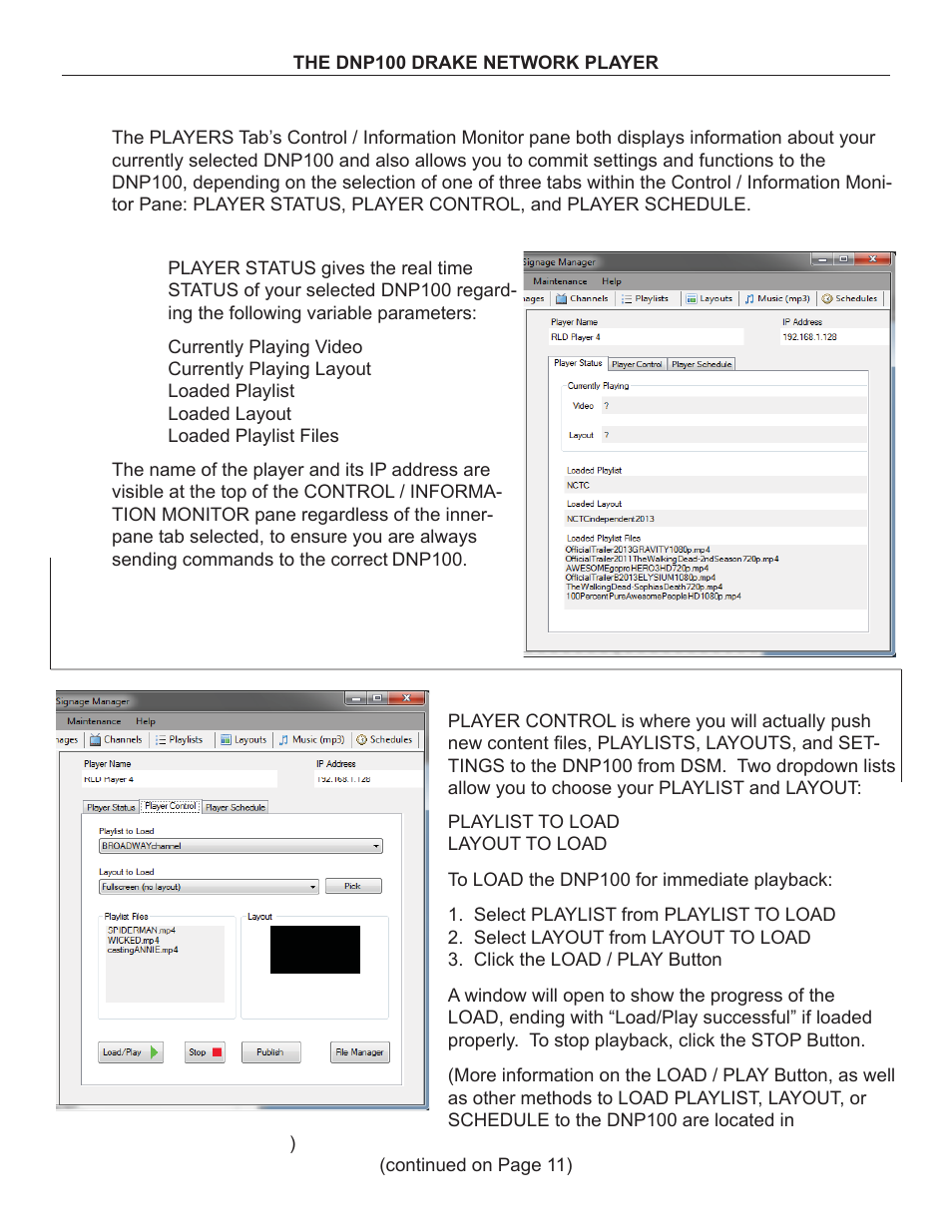 Drake DNP100 Network Media Player User Manual | Page 10 / 44