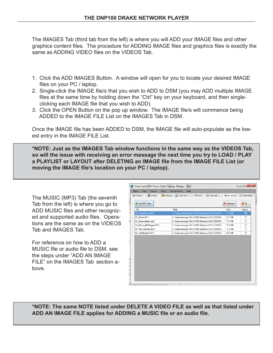 Drake DNP100 Network Media Player User Manual | Page 16 / 44