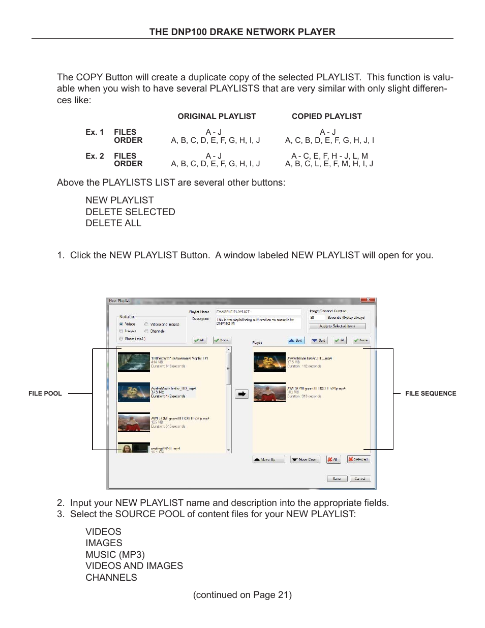 Drake DNP100 Network Media Player User Manual | Page 20 / 44