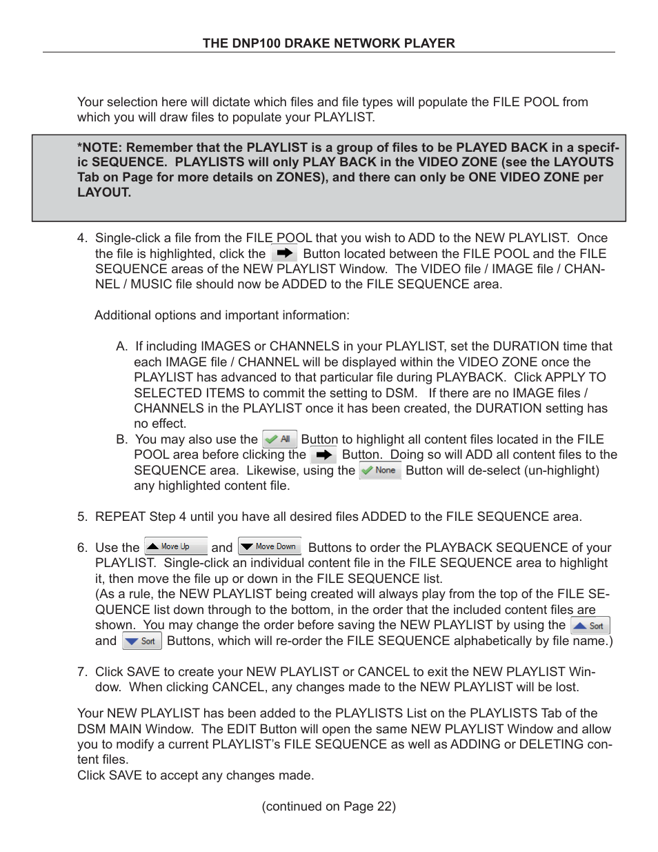 Drake DNP100 Network Media Player User Manual | Page 21 / 44