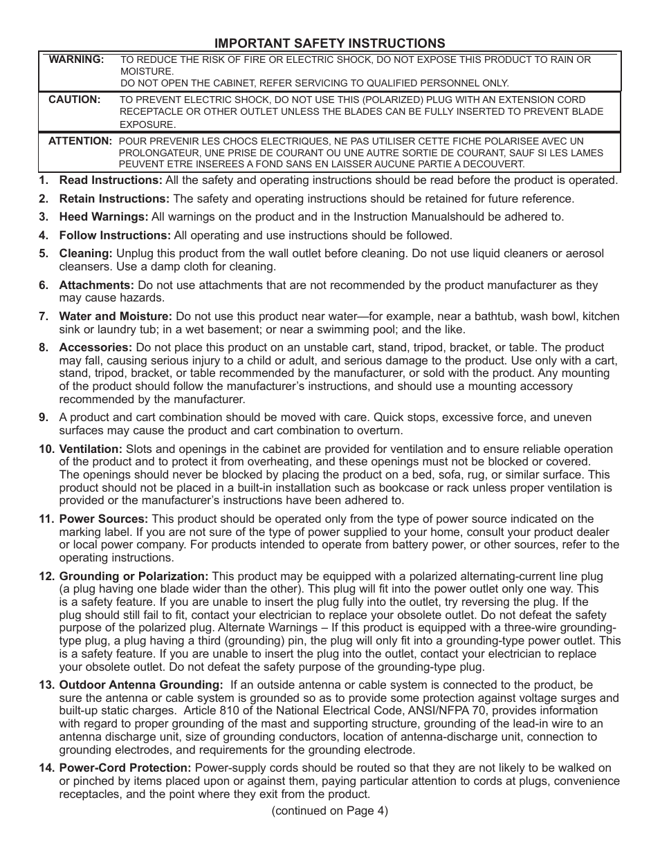 Drake DNP100 Network Media Player User Manual | Page 3 / 44