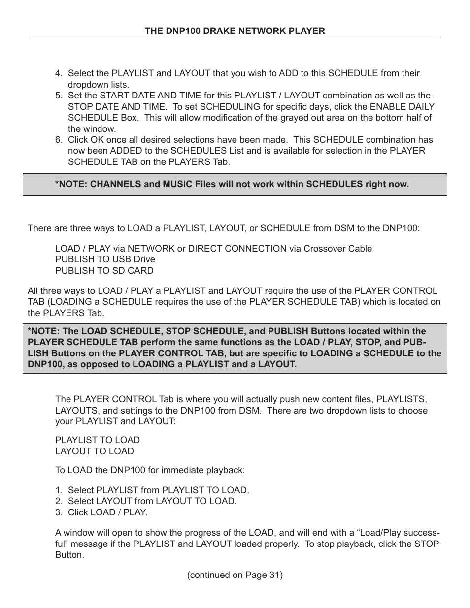 Drake DNP100 Network Media Player User Manual | Page 30 / 44